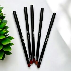 Morphe Red and Brown Lip Liner Collection Bundle of 5 Colors New